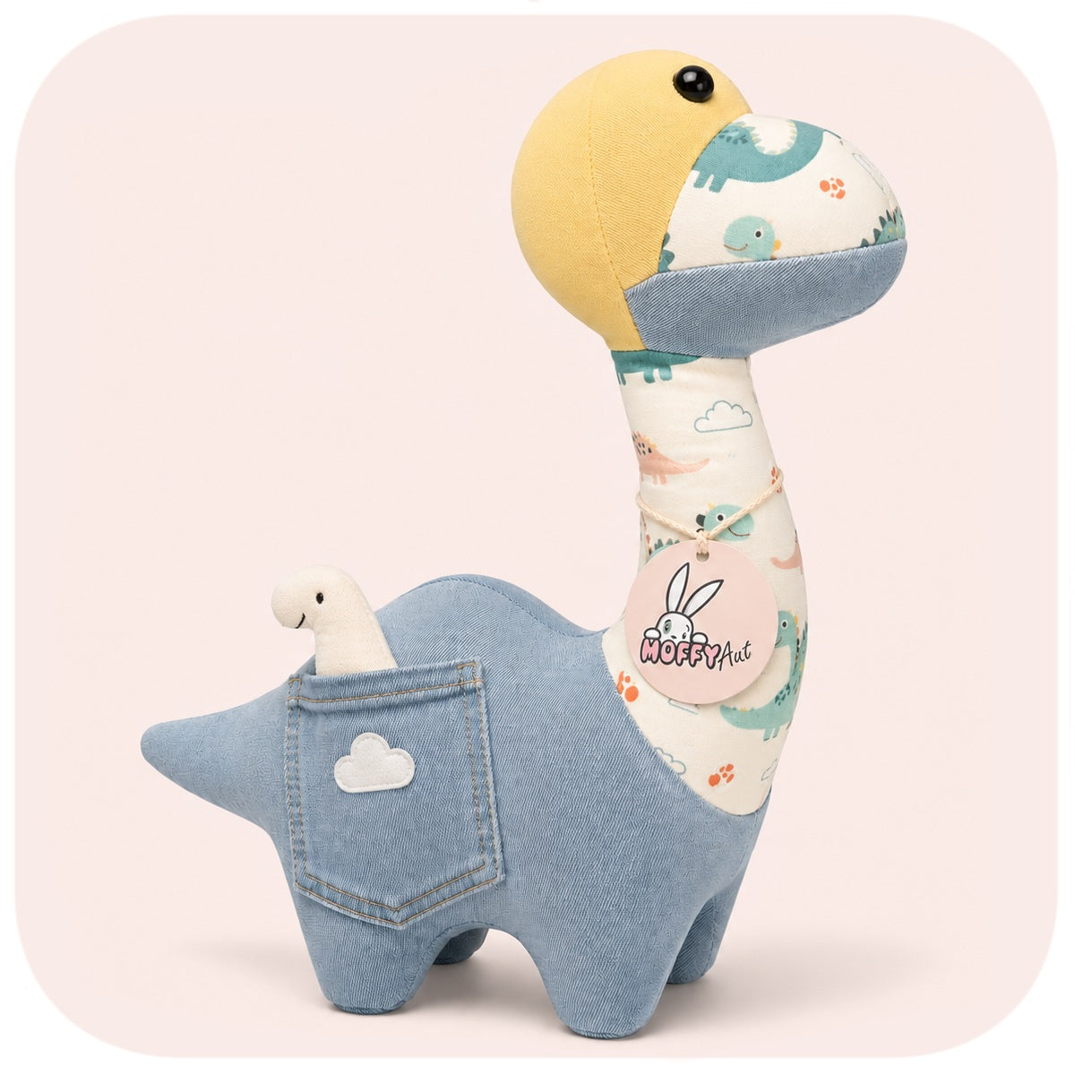 Peluche personalizzato con i primi vestitini del bambino